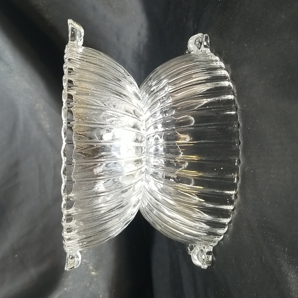 Anchor Hocking Clear Glass Ribbed Bowls - Picture 11 of 12